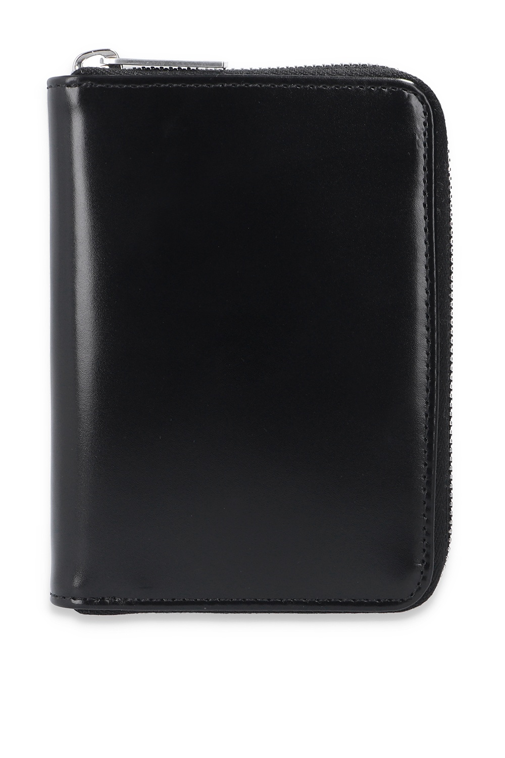 Black Leather wallet with logo Maison Margiela - Vitkac GB